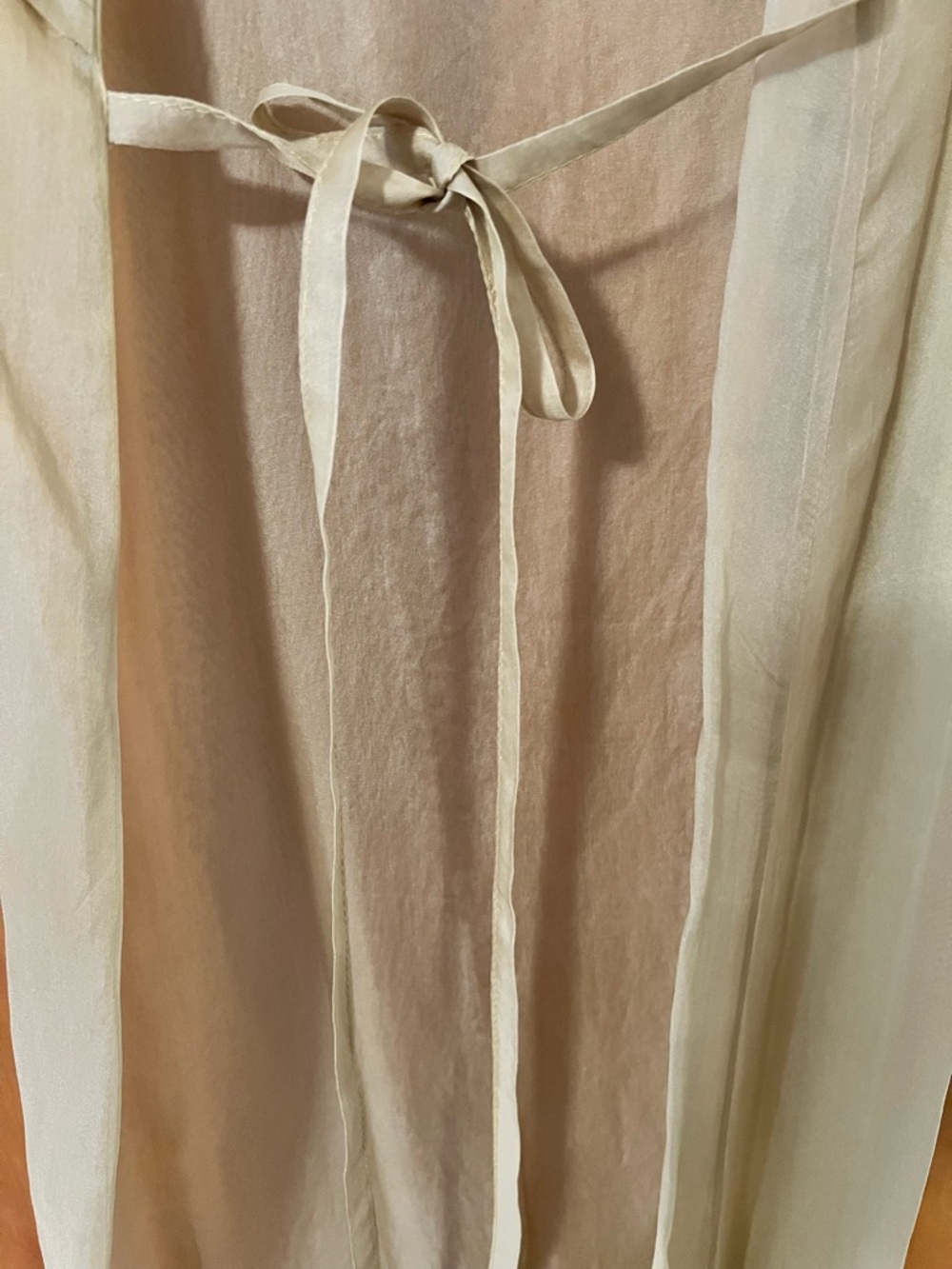 KRISTA LARSON Maxi Slip Dress with Delicate Trim perfect layering piece! OS - Picture 4 of 6